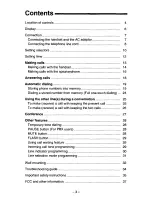 Preview for 3 page of Panasonic KX-T3186 Operating Instructions Manual