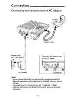 Предварительный просмотр 7 страницы Panasonic KX-T3186 Operating Instructions Manual