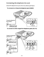 Предварительный просмотр 8 страницы Panasonic KX-T3186 Operating Instructions Manual