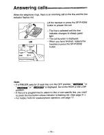 Предварительный просмотр 18 страницы Panasonic KX-T3186 Operating Instructions Manual