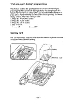 Предварительный просмотр 23 страницы Panasonic KX-T3186 Operating Instructions Manual