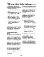 Preview for 37 page of Panasonic KX-T3186 Operating Instructions Manual