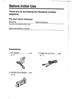 Preview for 2 page of Panasonic KX-T4046NZ Operating Instructions Manual