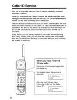 Preview for 22 page of Panasonic KX-T4108-B Operating Instructions Manual