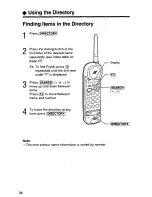 Preview for 36 page of Panasonic KX-T4108-B Operating Instructions Manual