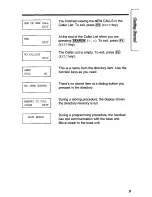 Preview for 9 page of Panasonic KX-T4109-B Operating Instructions Manual