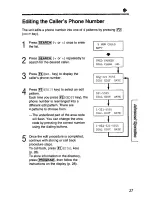 Preview for 27 page of Panasonic KX-T4109-B Operating Instructions Manual