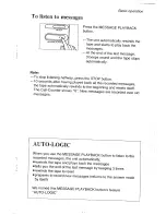 Предварительный просмотр 33 страницы Panasonic KX-T4300BA Operating Instructions Manual