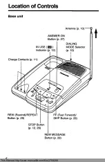 Предварительный просмотр 7 страницы Panasonic KX-T4310D-W Operating Instructions Manual