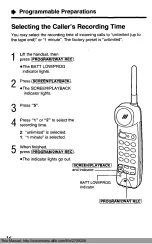 Предварительный просмотр 17 страницы Panasonic KX-T4310D-W Operating Instructions Manual