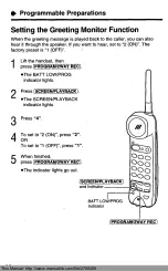 Предварительный просмотр 19 страницы Panasonic KX-T4310D-W Operating Instructions Manual