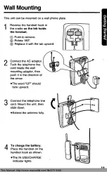 Предварительный просмотр 20 страницы Panasonic KX-T4310D-W Operating Instructions Manual