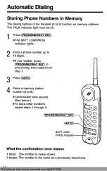 Предварительный просмотр 23 страницы Panasonic KX-T4310D-W Operating Instructions Manual