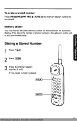 Предварительный просмотр 24 страницы Panasonic KX-T4310D-W Operating Instructions Manual