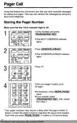 Предварительный просмотр 33 страницы Panasonic KX-T4310D-W Operating Instructions Manual