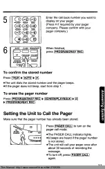 Предварительный просмотр 34 страницы Panasonic KX-T4310D-W Operating Instructions Manual