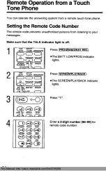 Предварительный просмотр 35 страницы Panasonic KX-T4310D-W Operating Instructions Manual