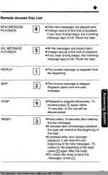 Предварительный просмотр 38 страницы Panasonic KX-T4310D-W Operating Instructions Manual