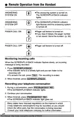 Предварительный просмотр 43 страницы Panasonic KX-T4310D-W Operating Instructions Manual