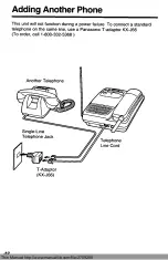 Предварительный просмотр 49 страницы Panasonic KX-T4310D-W Operating Instructions Manual