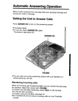 Preview for 27 page of Panasonic KX-T4316NZ-W Operating Instructions Manual