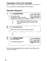 Preview for 42 page of Panasonic KX-T4410D-B Operating Instructions Manual