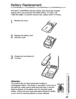 Preview for 49 page of Panasonic KX-T4410D-B Operating Instructions Manual