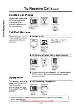 Preview for 16 page of Panasonic KX -T61630 Operating Instructions Manual