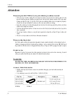 Preview for 4 page of Panasonic KX-T7020 User Manual