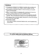 Preview for 2 page of Panasonic KX-T7050E Reference Manual