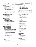 Preview for 10 page of Panasonic KX-T7050E Reference Manual