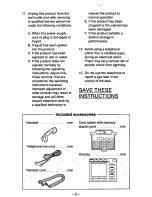 Предварительный просмотр 3 страницы Panasonic KX-T7135 Reference Manual