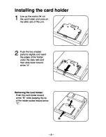 Предварительный просмотр 9 страницы Panasonic KX-T7135 Reference Manual