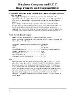 Preview for 8 page of Panasonic KX-T7230 Installation Manual