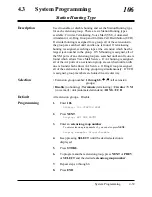 Preview for 282 page of Panasonic KX-T7230 Installation Manual