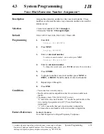 Preview for 294 page of Panasonic KX-T7230 Installation Manual