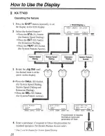 Preview for 20 page of Panasonic KX-T7433 Operating Instructions Manual