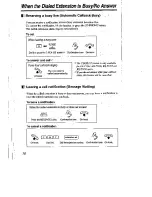 Preview for 10 page of Panasonic KX-T7453 Operating Instructions Manual