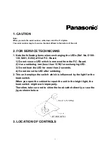 Предварительный просмотр 2 страницы Panasonic KX-T7453 Service Manual