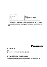 Предварительный просмотр 2 страницы Panasonic KX-T7456 - Digital 24 Button Speakerphone Display Specifications