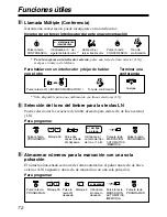 Предварительный просмотр 72 страницы Panasonic KX-T7531 Operating Instructions Manual