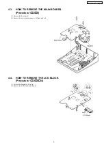 Предварительный просмотр 5 страницы Panasonic KX-T7565AL Service Manual