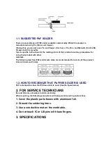 Preview for 3 page of Panasonic KX-T7603X Service Manual