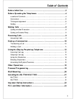 Preview for 3 page of Panasonic KX-T7625 - Digital Proprietary Speakerphone 24 Button Operating Instructions Manual