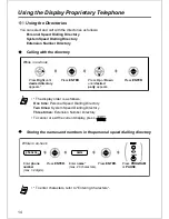 Предварительный просмотр 14 страницы Panasonic KX-T7625 - Digital Proprietary Speakerphone 24 Button Operating Instructions Manual