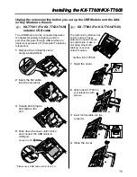 Предварительный просмотр 15 страницы Panasonic KX-T7625CE Quick Reference Manual