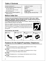 Preview for 2 page of Panasonic KX-T7630 Quick Reference Manual