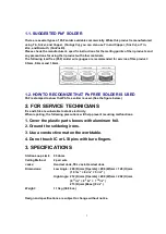 Preview for 3 page of Panasonic KX-T7633 Service Manual