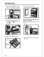 Предварительный просмотр 20 страницы Panasonic KX-T7636 Operating Instructions Manual