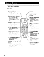 Preview for 4 page of Panasonic KX-T7885 - Battery For Operating Instructions Manual